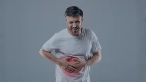 a person with Liver Pain