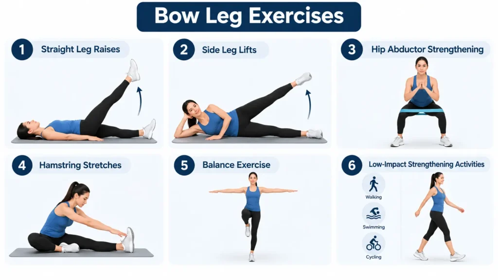bow leg exercises